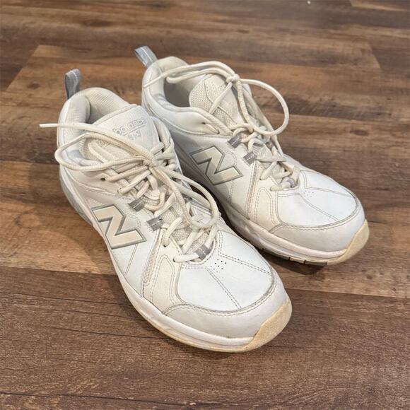 New Balance Men's 608 Cross Trainer Sneakers White Size 12 Gym Walking Run READ - Picture 2 of 11